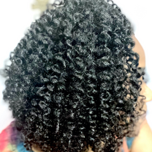 Load image into Gallery viewer, flat twist out completely unraveled and separated using Love My Crown Hair & Beard Butter - Natural conditioning butter for hair, locs and beards by A Little Bit of Love