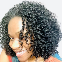 Load image into Gallery viewer, flat twist out completely unraveled and separated using Love My Crown Hair & Beard Butter - Natural conditioning butter for hair, locs and beards by A Little Bit of Love